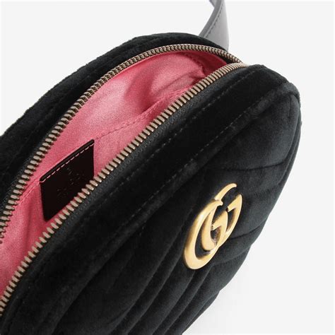 gucci velvet camera bag|gucci gg marmont belt bag.